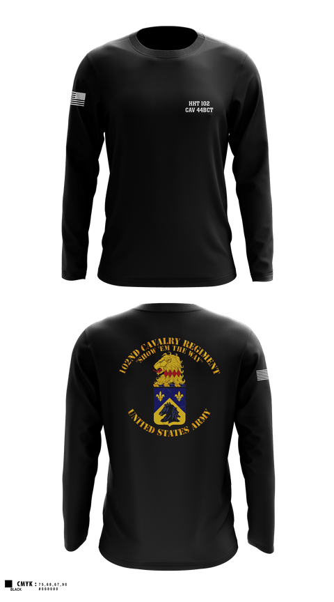 Long Sleeve Performance Shirt, HHT 102 CAV, , Teamtime, Team time, sublimation, custom sports apparel, team uniforms, spirit wear, spiritwear, sports uniforms, custom shirts, team store, custom team store, fundraiser sports, apparel fundraiser