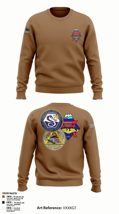 Submarine Group 7 N4 26045407 Crew Neck Sweatshirt - 1