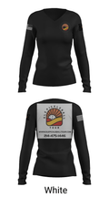 Ole Pickleball Tour 80972916 Women's Long Sleeve V-neck Shirt - 16