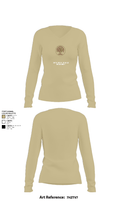 312TH MI BN, CHARLIE DETACHMENT 54805661 Women's Long Sleeve V-neck Shirt - 82