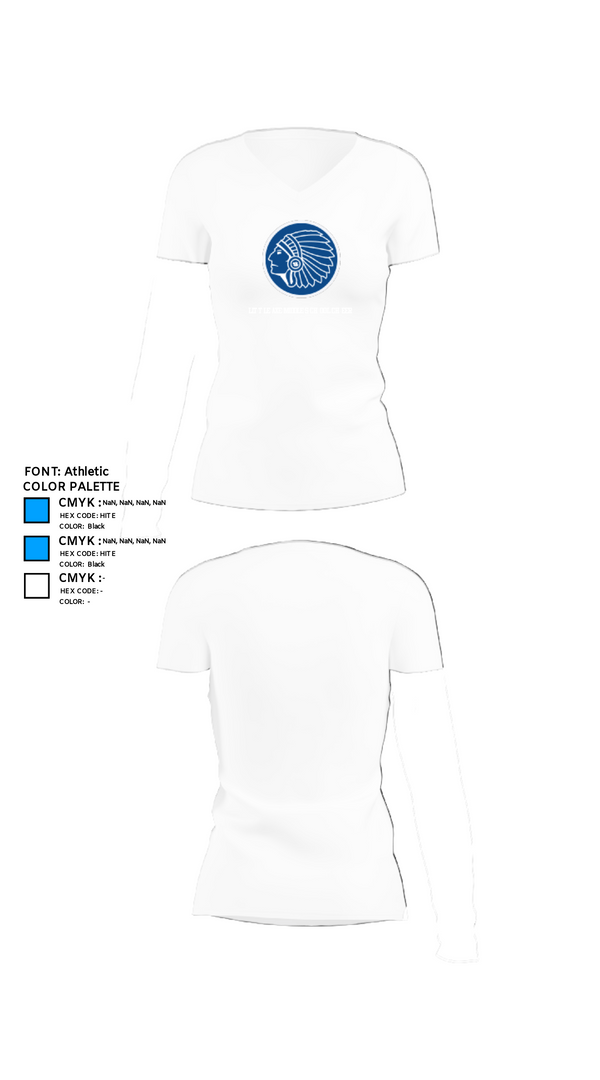 Womens Short Sleeve Vneck Shirt, Little Axe Middle School Cheer, Cheer, Teamtime, Team time, sublimation, custom sports apparel, team uniforms, spirit wear, spiritwear, sports uniforms, custom shirts, team store, custom team store, fundraiser sports, apparel fundraiser