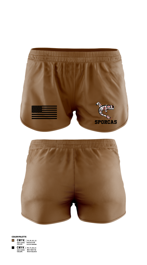 Womens Shorts, 725 SPO, Army, Teamtime, Team time, sublimation, custom sports apparel, team uniforms, spirit wear, spiritwear, sports uniforms, custom shirts, team store, custom team store, fundraiser sports, apparel fundraiser
