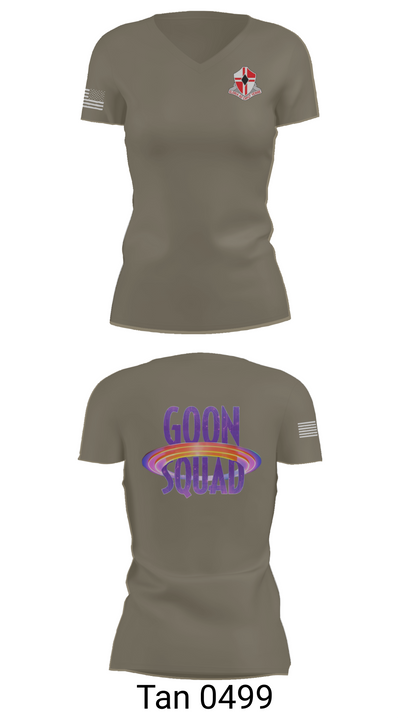 92nd Engineers 80974269 Women's Short Sleeve V-neck Shirt - 68