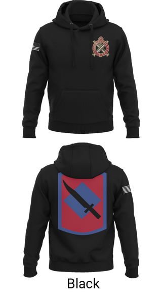 Hoodie, Fox Company 39th BSB (FA FSC), National Guard, Teamtime, Team time, sublimation, custom sports apparel, team uniforms, spirit wear, spiritwear, sports uniforms, custom shirts, team store, custom team store, fundraiser sports, apparel fundraiser