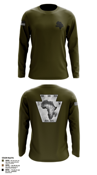 Long Sleeve Performance Shirt, HHC 328th BSB, National Guard, Teamtime, Team time, sublimation, custom sports apparel, team uniforms, spirit wear, spiritwear, sports uniforms, custom shirts, team store, custom team store, fundraiser sports, apparel fundraiser