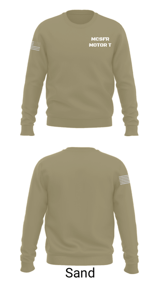 Crew Neck Sweatshirt, MCSFR MOTOR T, Marines, Teamtime, Team time, sublimation, custom sports apparel, team uniforms, spirit wear, spiritwear, sports uniforms, custom shirts, team store, custom team store, fundraiser sports, apparel fundraiser