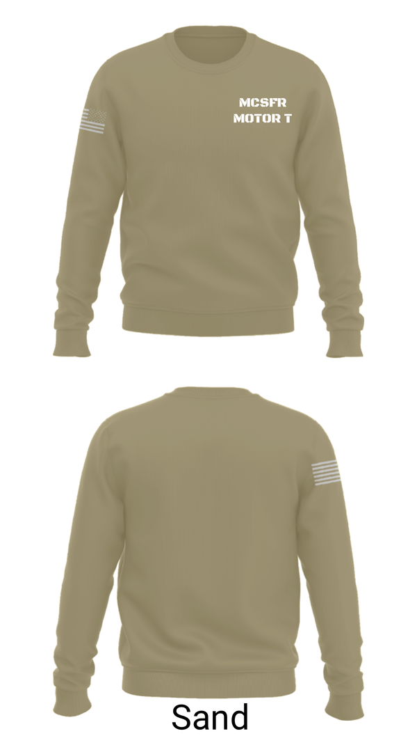 Crew Neck Sweatshirt, MCSFR MOTOR T, Marines, Teamtime, Team time, sublimation, custom sports apparel, team uniforms, spirit wear, spiritwear, sports uniforms, custom shirts, team store, custom team store, fundraiser sports, apparel fundraiser