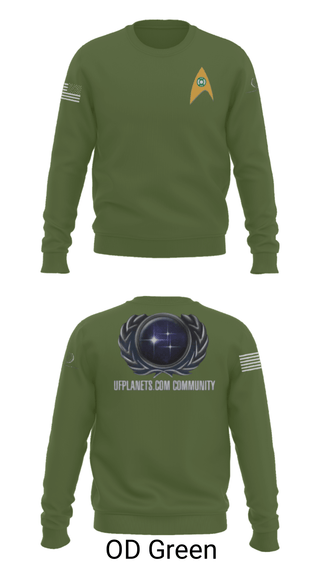 Crew Neck Sweatshirt, UFP, Air Force, Teamtime, Team time, sublimation, custom sports apparel, team uniforms, spirit wear, spiritwear, sports uniforms, custom shirts, team store, custom team store, fundraiser sports, apparel fundraiser