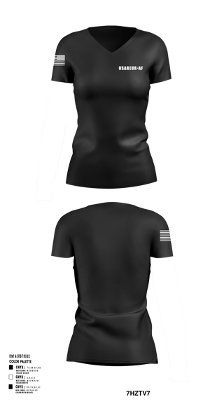 Womens Short Sleeve Vneck Shirt, USAREUR-AF, Army, Teamtime, Team time, sublimation, custom sports apparel, team uniforms, spirit wear, spiritwear, sports uniforms, custom shirts, team store, custom team store, fundraiser sports, apparel fundraiser