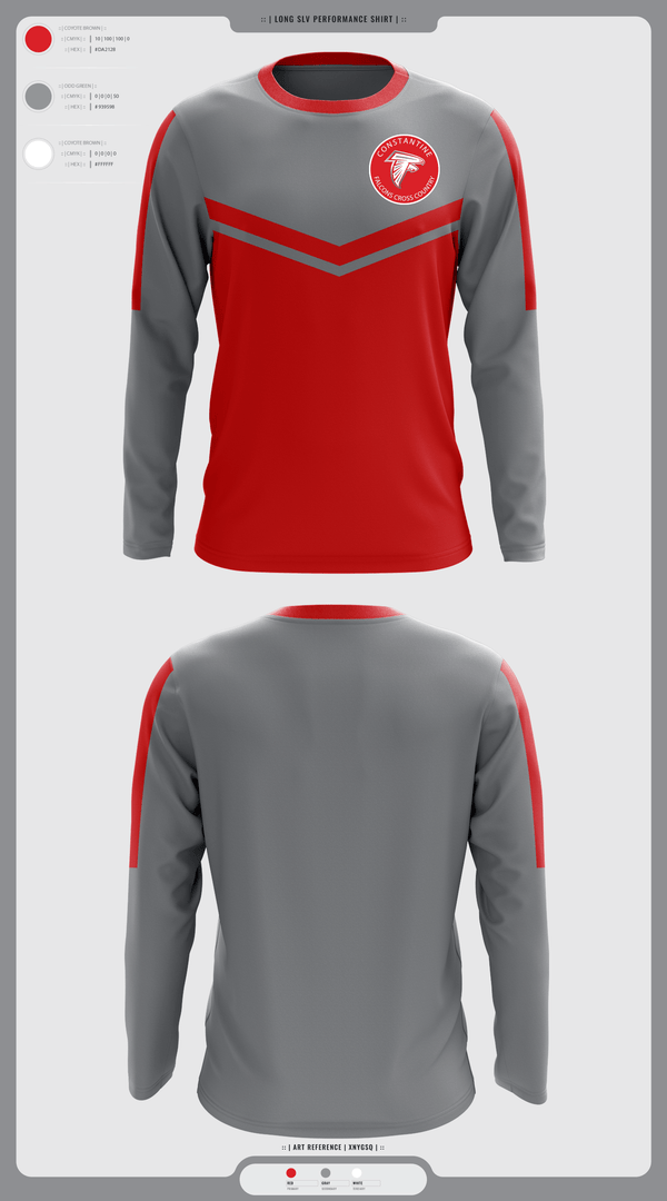 Long Sleeve Performance Shirt, Constantine High School Cross Country, Cross Country, Teamtime, Team time, sublimation, custom sports apparel, team uniforms, spirit wear, spiritwear, sports uniforms, custom shirts, team store, custom team store, fundraiser sports, apparel fundraiser