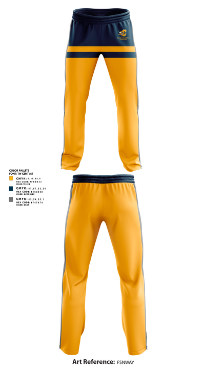 Walled Lake Central Gymnastics 93102684 Sweatpants - 1