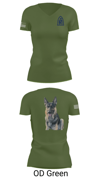 4-31 infantry battalion hotel company 62387368 Women's Short Sleeve V-neck Shirt - 48
