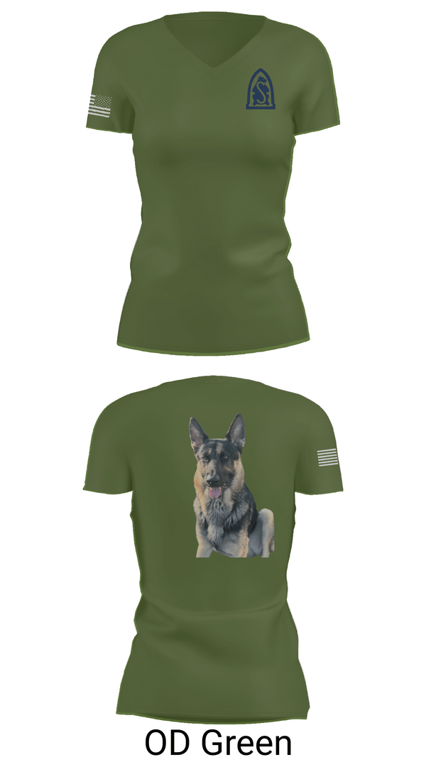 Womens Short Sleeve Vneck Shirt, 4-31 infantry battalion hotel company, Army, Teamtime, Team time, sublimation, custom sports apparel, team uniforms, spirit wear, spiritwear, sports uniforms, custom shirts, team store, custom team store, fundraiser sports, apparel fundraiser