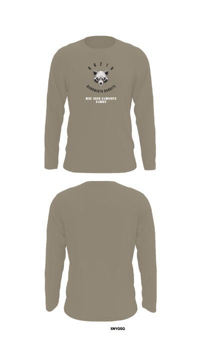 Node 66216 Bandwidth Bandits 75270738 Long Sleeve Performance Shirt - 72