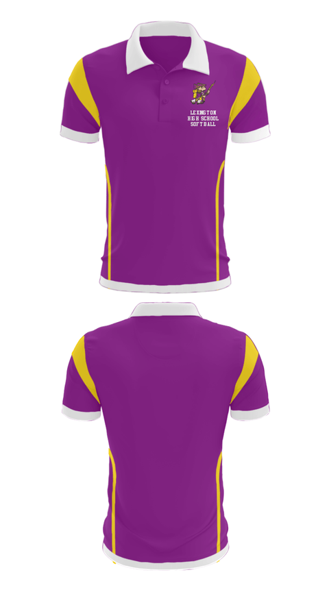 Short Sleeve Performance Polo, Lexington High School Softball, Softball, Teamtime, Team time, sublimation, custom sports apparel, team uniforms, spirit wear, spiritwear, sports uniforms, custom shirts, team store, custom team store, fundraiser sports, apparel fundraiser
