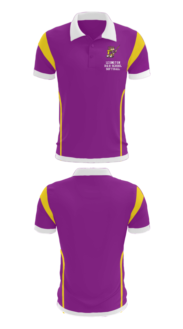 Short Sleeve Performance Polo, Lexington High School Softball, Softball, Teamtime, Team time, sublimation, custom sports apparel, team uniforms, spirit wear, spiritwear, sports uniforms, custom shirts, team store, custom team store, fundraiser sports, apparel fundraiser