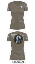 USAG Fort Hunter Liggett 63264859 Women's Short Sleeve V-neck Shirt - 36