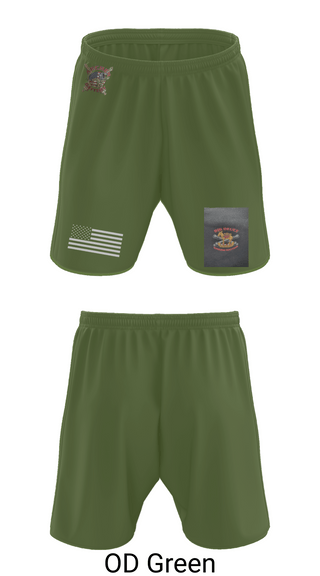 Athletic Shorts With Pockets, Archer Battery 2-2 FA, Army, Teamtime, Team time, sublimation, custom sports apparel, team uniforms, spirit wear, spiritwear, sports uniforms, custom shirts, team store, custom team store, fundraiser sports, apparel fundraiser