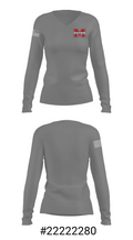 Monroe High School Golf 70297219 Women's Long Sleeve V-neck Shirt - 25