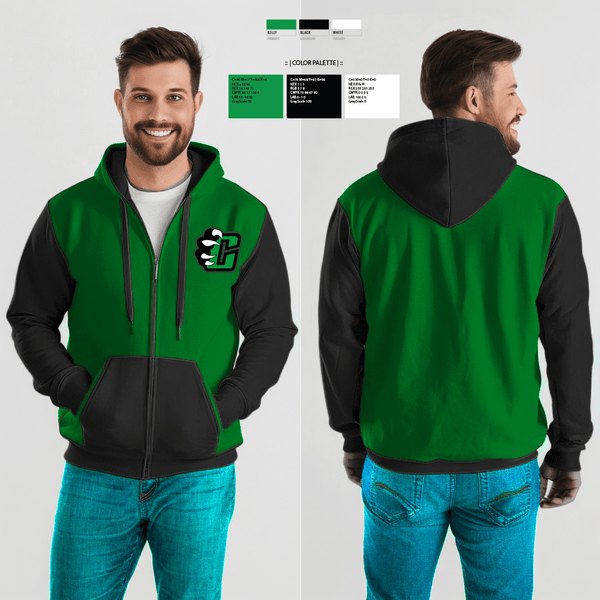 Zip Hoodie, Clifton High School Volleyball, Women's Volleyball, Teamtime, Team time, sublimation, custom sports apparel, team uniforms, spirit wear, spiritwear, sports uniforms, custom shirts, team store, custom team store, fundraiser sports, apparel fundraiser