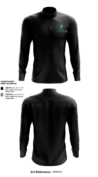 Georgia transformer 15420504 Quarter Zip Jacket - 1