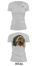 Tulare Union High School Soccer 67227242 Women's Short Sleeve V-neck Shirt - 19