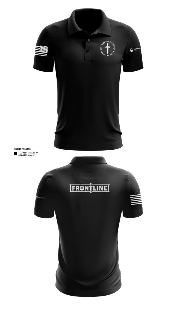 Short Sleeve Performance Polo, Friends Baptist Church, , Teamtime, Team time, sublimation, custom sports apparel, team uniforms, spirit wear, spiritwear, sports uniforms, custom shirts, team store, custom team store, fundraiser sports, apparel fundraiser