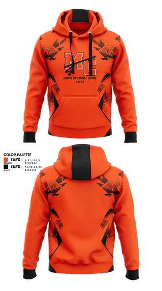 Hoodie, Marine City Middle School Cheer, Cheer, Teamtime, Team time, sublimation, custom sports apparel, team uniforms, spirit wear, spiritwear, sports uniforms, custom shirts, team store, custom team store, fundraiser sports, apparel fundraiser