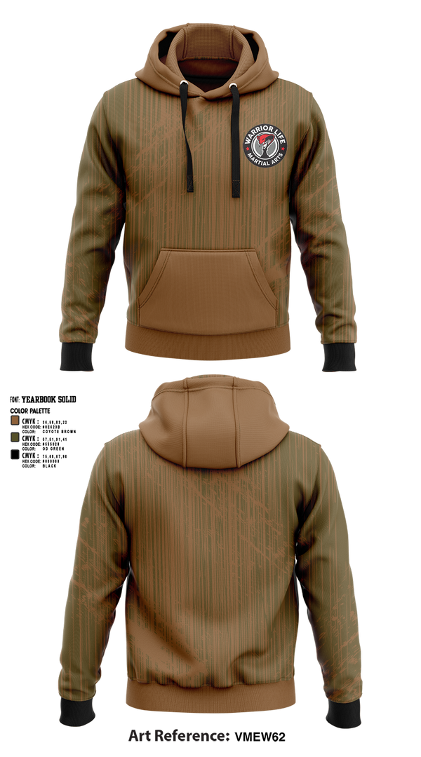 Hoodie, Warrior Life Martial Arts, Wrestling, Teamtime, Team time, sublimation, custom sports apparel, team uniforms, spirit wear, spiritwear, sports uniforms, custom shirts, team store, custom team store, fundraiser sports, apparel fundraiser