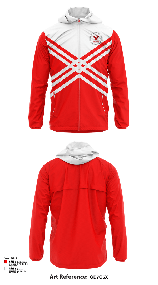 Windbreaker, Smyrna Middle School Cheer, Cheer, Teamtime, Team time, sublimation, custom sports apparel, team uniforms, spirit wear, spiritwear, sports uniforms, custom shirts, team store, custom team store, fundraiser sports, apparel fundraiser