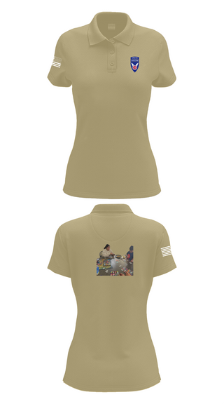 Womens Short Sleeve Performance Polo, 11th ABN DIV WO, , Teamtime, Team time, sublimation, custom sports apparel, team uniforms, spirit wear, spiritwear, sports uniforms, custom shirts, team store, custom team store, fundraiser sports, apparel fundraiser