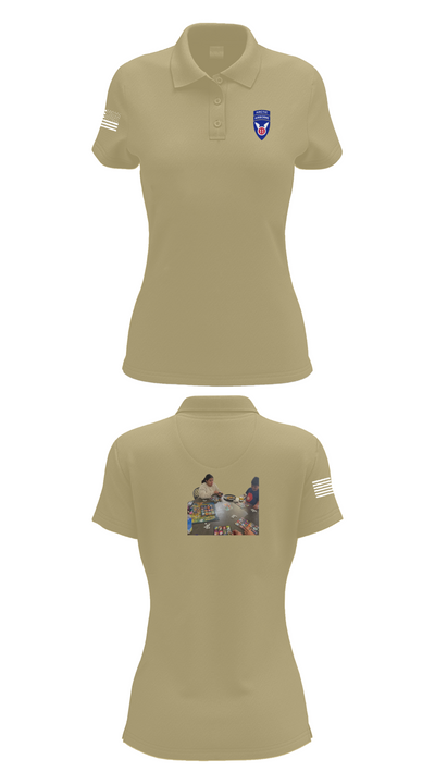 11th ABN DIV WO 32210325 Women's Short Sleeve Performance Polo  - 95