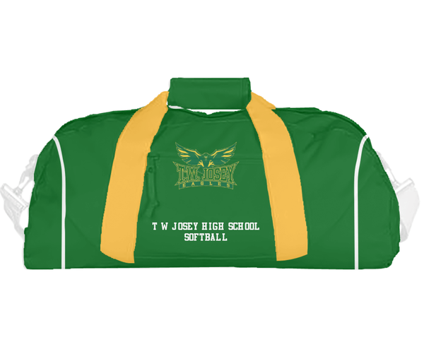 Duffle Bag, T W Josey High School Softball, Softball, Teamtime, Team time, sublimation, custom sports apparel, team uniforms, spirit wear, spiritwear, sports uniforms, custom shirts, team store, custom team store, fundraiser sports, apparel fundraiser