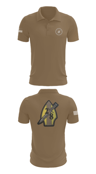 Short Sleeve Performance Polo, 2nd bn 8th Marines, Marines, Teamtime, Team time, sublimation, custom sports apparel, team uniforms, spirit wear, spiritwear, sports uniforms, custom shirts, team store, custom team store, fundraiser sports, apparel fundraiser