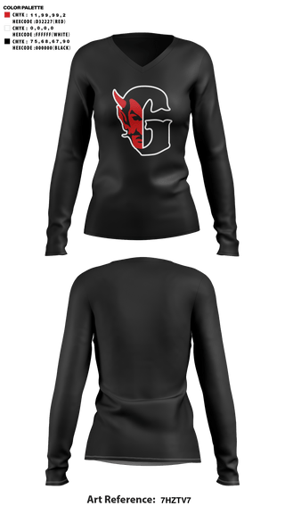 Womens Long Sleeve Vneck Shirt, Glenwood Springs High School Cheer, Cheer, Teamtime, Team time, sublimation, custom sports apparel, team uniforms, spirit wear, spiritwear, sports uniforms, custom shirts, team store, custom team store, fundraiser sports, apparel fundraiser
