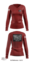 629 6455846 Women's Long Sleeve V-neck Shirt - 115
