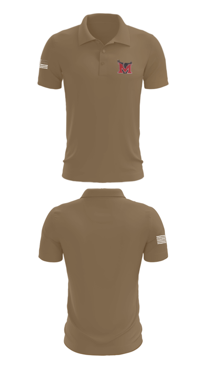 Moore Catholic High School Soccer 26340317 Short Sleeve Performance Polo - 3