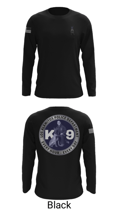 Los Alamitos Police K9 92789810 Long Sleeve Performance Shirt - 25