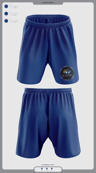 Athletic Shorts With Pockets, El Patrón A/C, , Teamtime, Team time, sublimation, custom sports apparel, team uniforms, spirit wear, spiritwear, sports uniforms, custom shirts, team store, custom team store, fundraiser sports, apparel fundraiser