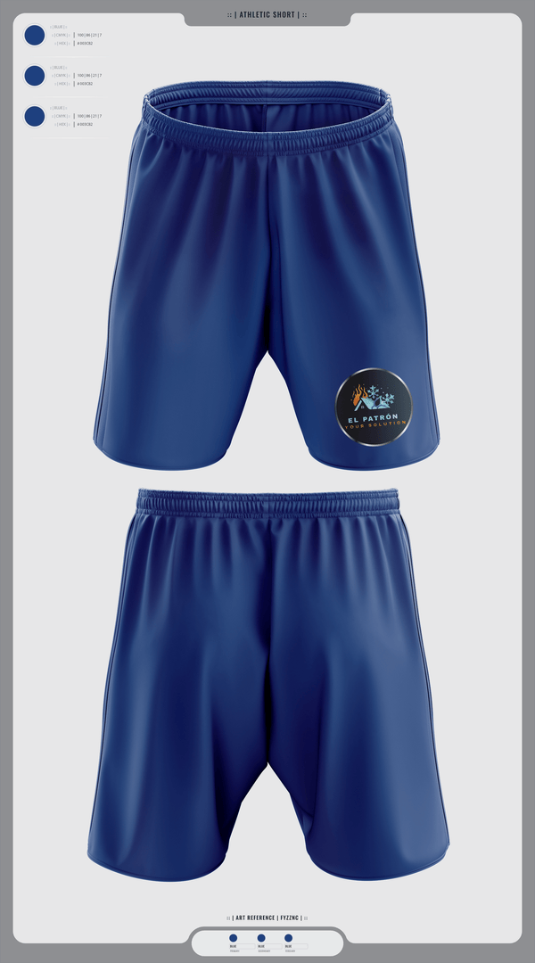 Athletic Shorts With Pockets, El Patrón A/C, , Teamtime, Team time, sublimation, custom sports apparel, team uniforms, spirit wear, spiritwear, sports uniforms, custom shirts, team store, custom team store, fundraiser sports, apparel fundraiser