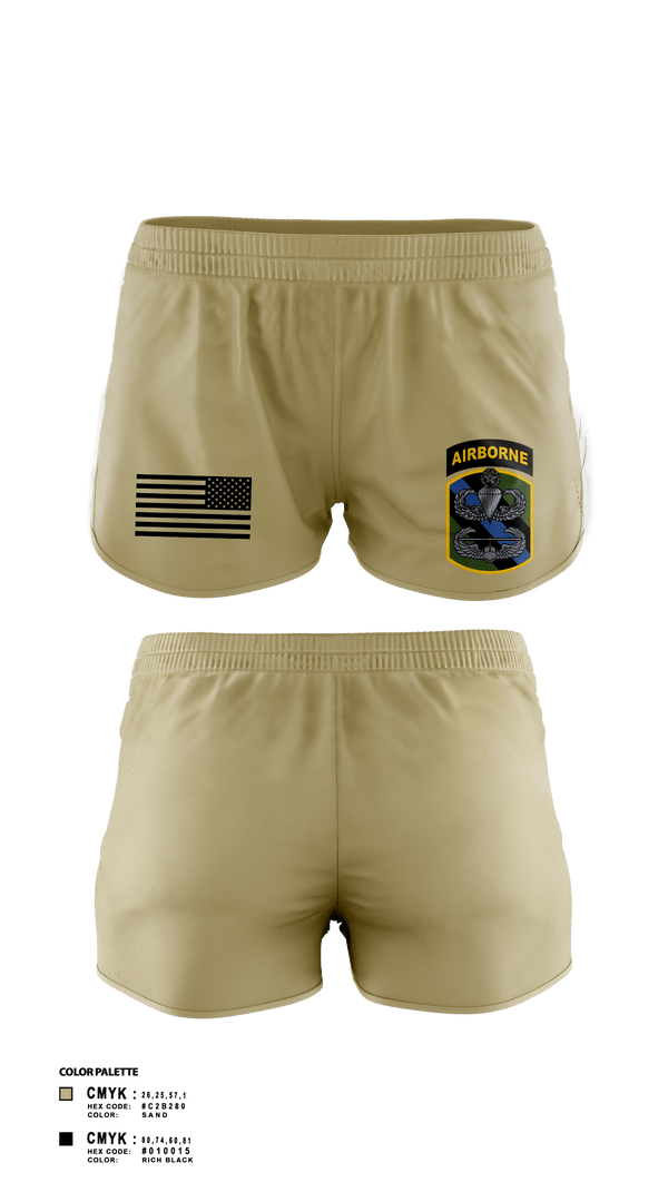 Women's Shorts, 2/108th Guardians, Army, Teamtime, Team time, sublimation, custom sports apparel, team uniforms, spirit wear, spiritwear, sports uniforms, custom shirts, team store, custom team store, fundraiser sports, apparel fundraiser