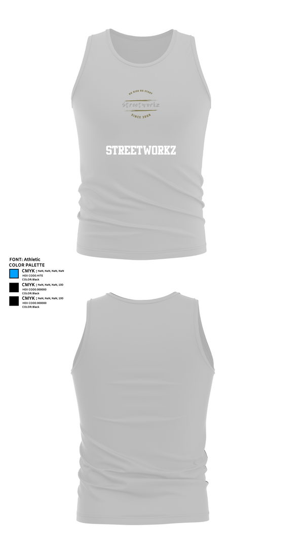 Tank Top, Streetworkz, , Teamtime, Team time, sublimation, custom sports apparel, team uniforms, spirit wear, spiritwear, sports uniforms, custom shirts, team store, custom team store, fundraiser sports, apparel fundraiser