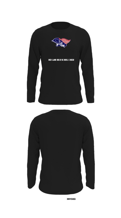 Red Land High School Cheer 22621140 Long Sleeve Performance Shirt - 27