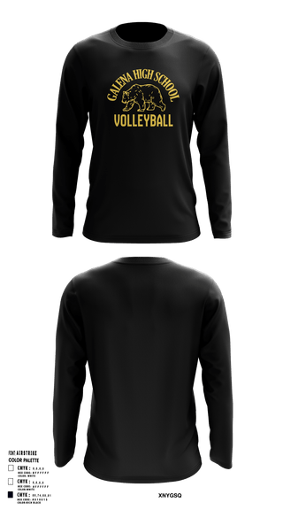 Long Sleeve Performance Shirt, Galena High School Volleyball, Women's Volleyball, Teamtime, Team time, sublimation, custom sports apparel, team uniforms, spirit wear, spiritwear, sports uniforms, custom shirts, team store, custom team store, fundraiser sports, apparel fundraiser