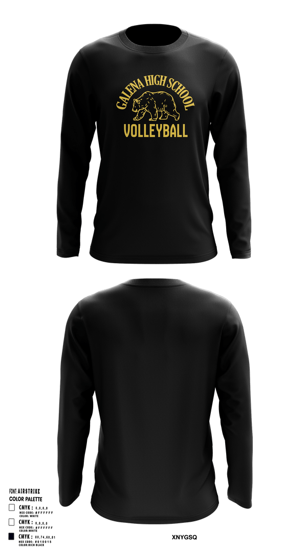 Long Sleeve Performance Shirt, Galena High School Volleyball, Women's Volleyball, Teamtime, Team time, sublimation, custom sports apparel, team uniforms, spirit wear, spiritwear, sports uniforms, custom shirts, team store, custom team store, fundraiser sports, apparel fundraiser