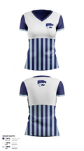 DEPEW WILDCATS 22607929 Women's Short Sleeve V-neck Shirt - 41
