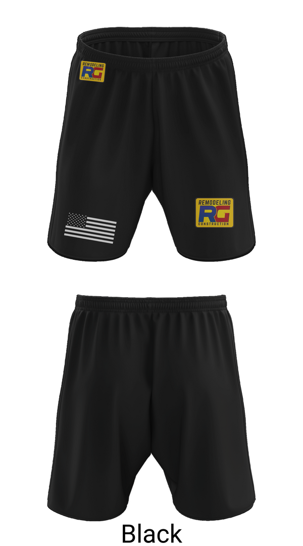 Athletic Shorts With Pockets, Rg remodeling, , Teamtime, Team time, sublimation, custom sports apparel, team uniforms, spirit wear, spiritwear, sports uniforms, custom shirts, team store, custom team store, fundraiser sports, apparel fundraiser