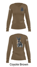 4-31 infantry battalion hotel company 62387368 Women's Long Sleeve V-neck Shirt -1 17