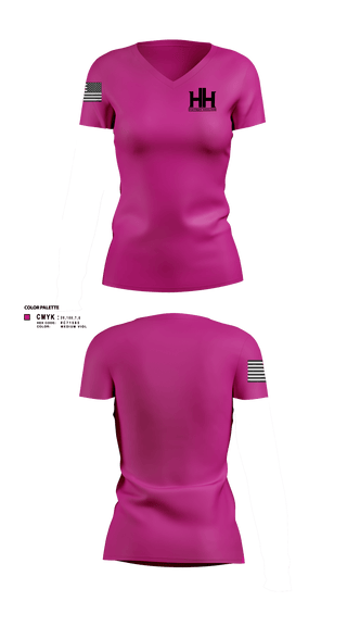 Womens Short Sleeve Vneck Shirt, Huitron hauling llc, , Teamtime, Team time, sublimation, custom sports apparel, team uniforms, spirit wear, spiritwear, sports uniforms, custom shirts, team store, custom team store, fundraiser sports, apparel fundraiser
