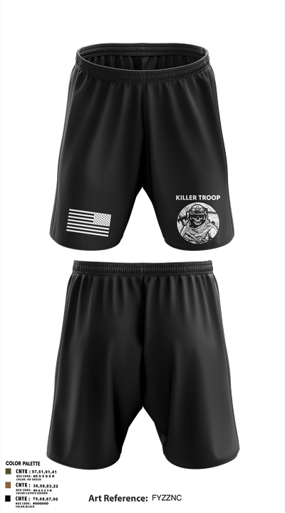 Killer Troop 45999065 Athletic Shorts With Pockets - 3